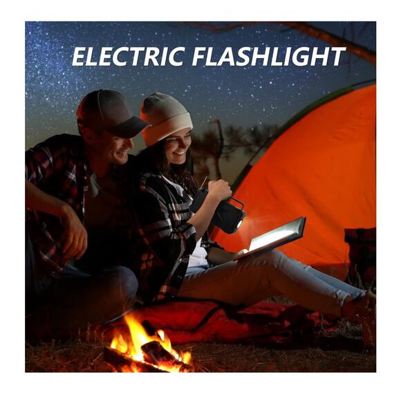 Portable Bluetooth Speaker w/Solar Charge, Wireless w/Outdoor Emerg. Flashlight - Picture 6 of 9